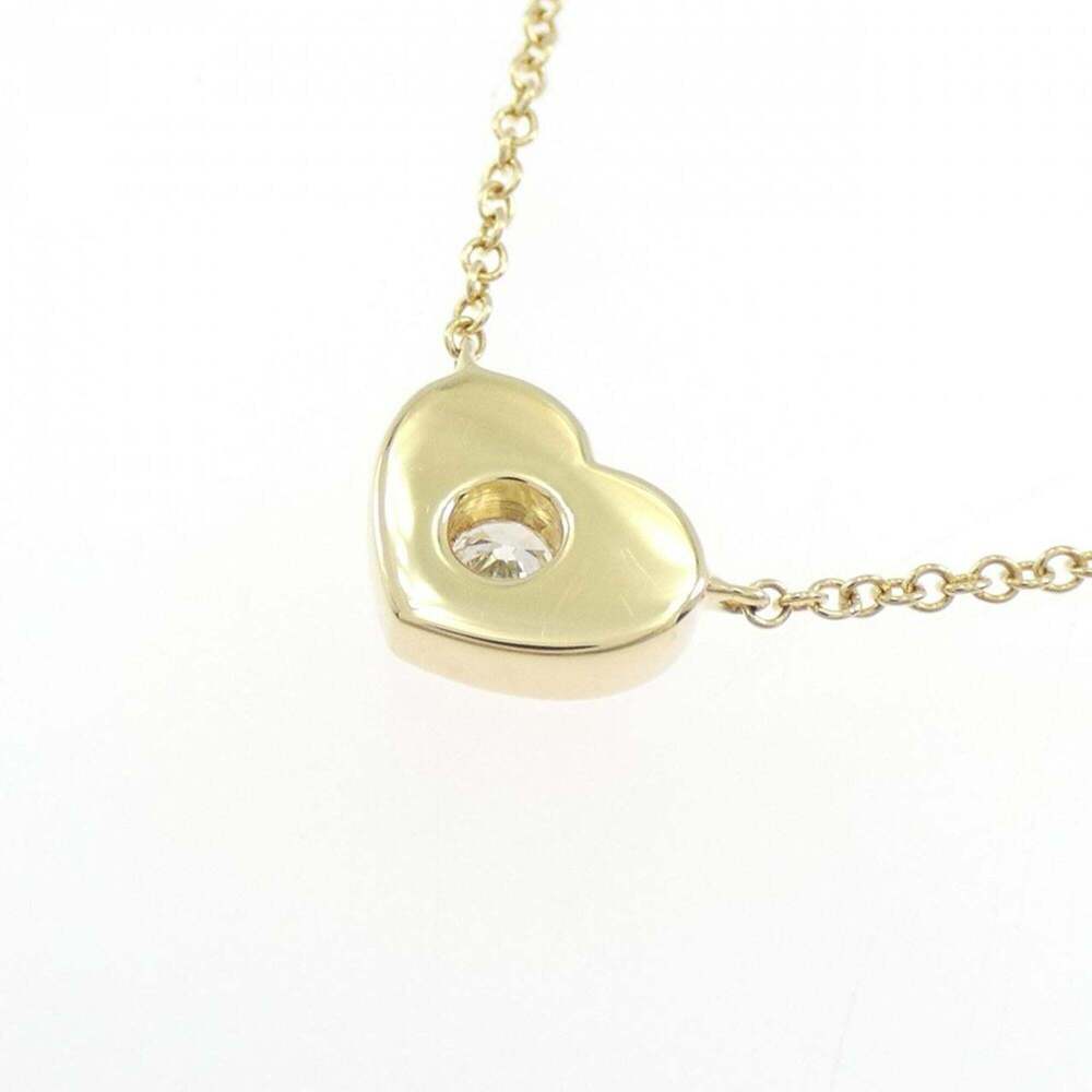 TIFFANY Gold Diamond Heart Necklace - Picture 4 of 6